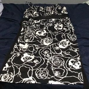 Just For Wraps Floral Printed Midi Dress